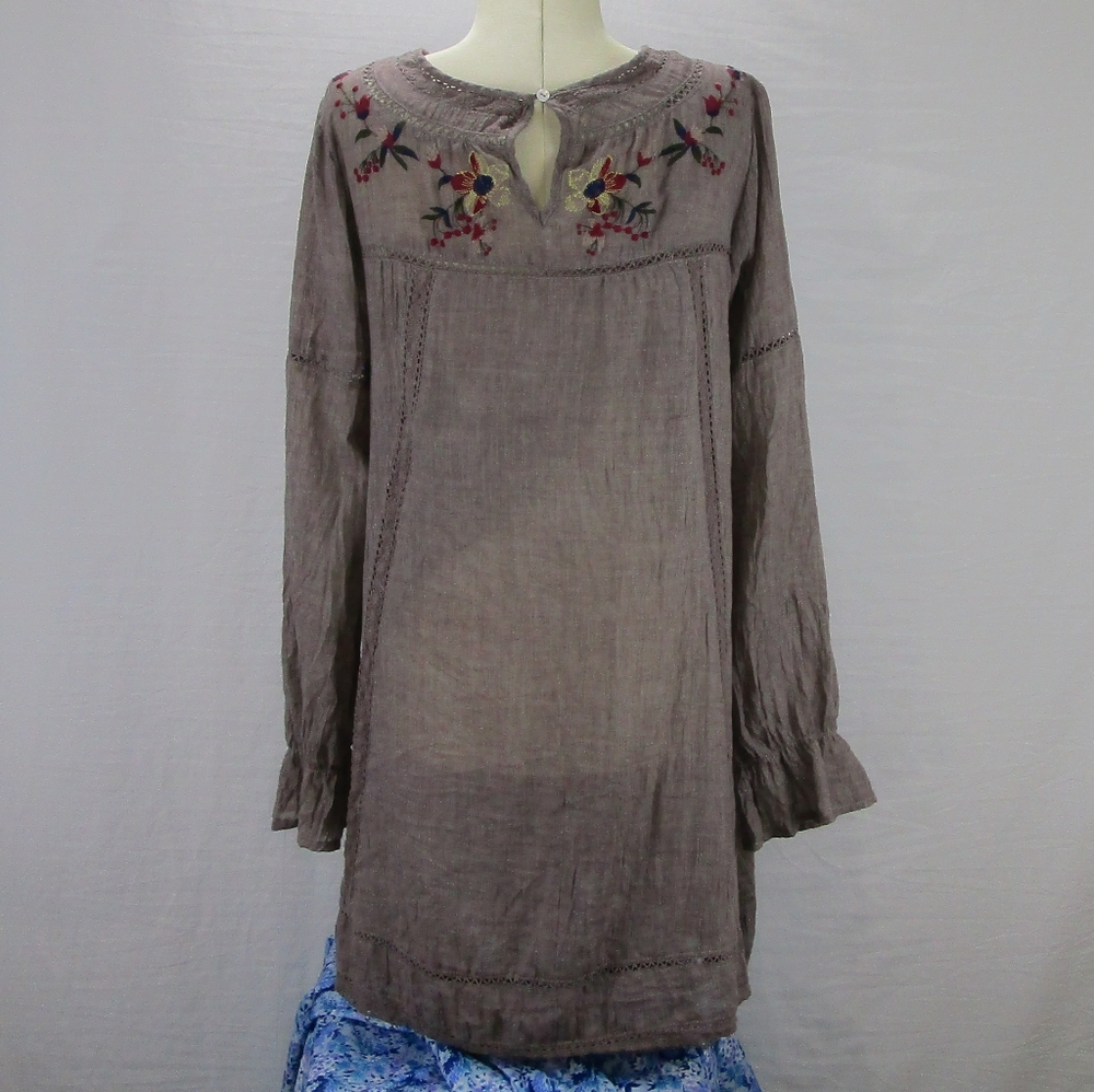 Umgee Embroidered Tunic - Picture 3 of 6